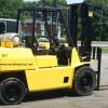 1377 Hyster model H90XL serial # G005D09660U, 9000 lb. lifting capacity, LP, GM 4.3L engine, Two stage mast, 84" lowered height, 118" raised height, Pneumatic tires, Year 1997