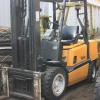 1866 Yale model GLP060TFNUAE087 serial # N853846, 6000 lb. lifting capacity, Gasoline, 87" lowered height, 188" raised height, Side shift, Pneumatic tires, Year 1994, 7447 hours