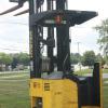 1330 Hyster model N30XMR2 serial # B470N02586X, 3000 lb. lifting capacity, 24 volt stand up, Side shift, 3977 hours, Year 2000