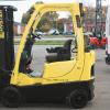 1246 Hyster model S30FT serial # E010V002635E, 3000 lb. lifting capacity, LP, Mazda 2.0L, FE, 4 cylinder engine, Triple mast, 83" lowered height, 188" raised height, Side shift, Monotrol pedal, weight of truck 6700 lbs., Year 2006, 14485 hours