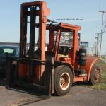 1832 Hyster serial # B7P5340P, 25,000 lb. lifting capacity, Pneumatic tires, 121" lowered height